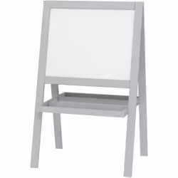 Stimulez la créativité avec le chevalet AIYAPLAY, doté d'un tableau blanc et noir, et d'étagères pour les fournitures. Conçu ...