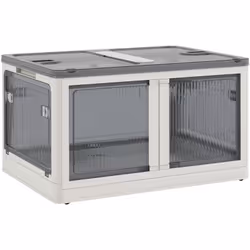Découvrez le bac HOMCOM pliables, parfaits pour augmenter l'espace de rangement au salon, bureau ou voiture. Facilement porta ...