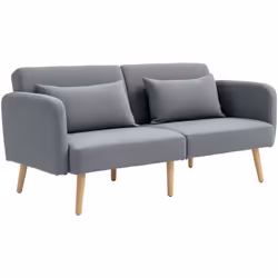 Laissez-vous séduire par le charme zen et cosy de ce splendide canapé convertible 3 places style contemporain coloris ocre ha ...