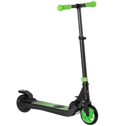 Trottinette électrique enfants - HOMCOM - pliable hauteur réglable 75-80 cm vitesse jusquà 8 km/h - 6 ans + - aluminium acier