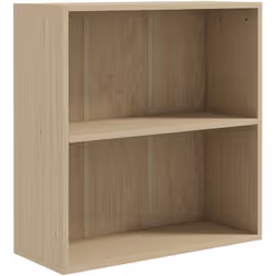 Étagère de chambre à 2 niveaux en panneau de particules, finition mate en mélamine, résistante à l'eau et aux rayures. Utilis ...