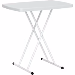 Découvrez la table d'appoint extérieure Outsunny, pliable et avec six hauteurs ajustables, transformable en table de bistrot. ...