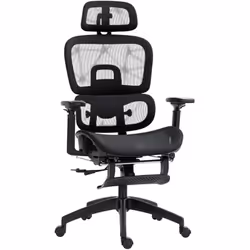 Bénéficiez d'un confort inégalé avec le siège de bureau ergonomique HOMCOM, doté d'un dossier inclinable pour une relaxation ...