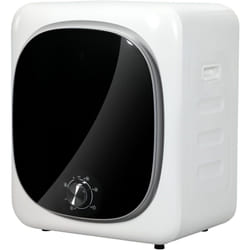 Séchoir linge portable - 800W 60°C max. - 5 modes - installation murale ou à poser - blanc noir