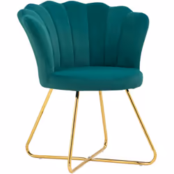 Découvrez le fauteuil HOMCOM : confort enveloppant, dossier ergonomique, tissu doux effet velours, sur pieds en acier électro ...