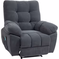 Découvrez le fauteuil de massage HOMCOM : huit points de vibration pour dos, lombaires, cuisses, jambes, fonction chauffante ...