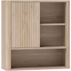 Optimisez votre salle de bain avec le meuble HOMCOM, combinant cinq espaces de rangement dont quatre derrière une porte couli ...