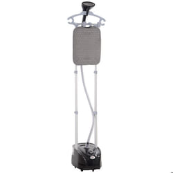 Défroisseur vapeur vertical - HOMCOM - 1950 W 32g/min - réservoir deau 2 L - tige télescopique - 11 températures réglables - noir