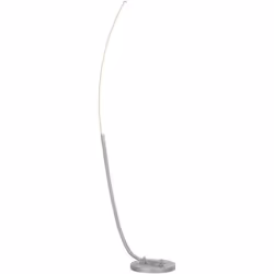 Illuminez votre espace avec style grâce à la lampe de chambre HOMCOM, équipée d'une bande LED courbée pour un éclairage natur ...