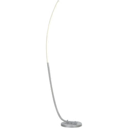 Homcom - Lampadaire arc design led - luminosité réglable - H.147 cm - alliage alu.