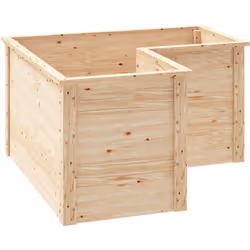 Réinventez votre jardin avec cette jardinière de 120 x 120 x 62 cm, parfaite pour toutes plantes, même à longues racines. Sa  ...