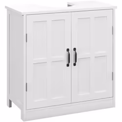 Besoin de plus d'espace dans votre salle de bain? Le meuble sous-évier kleankin maximise l'espace sous votre évier pour range ...