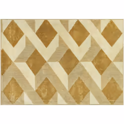 Découvrez le tapis de salon HOMCOM, avec des fibres tuftées adaptées aux allergiques et au chauffage au sol. Motifs géométriq ...