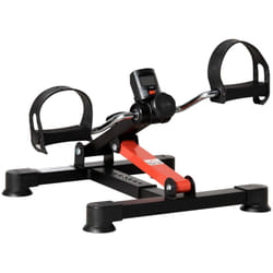Mini vélo d'appartement mini bike résistance hauteur longueur réglable écran lcd multifonction rouge noir
