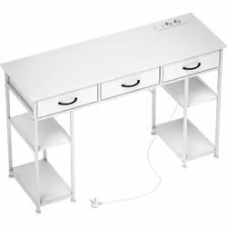 Organisez votre espace de travail avec le bureau informatique HOMCOM, où confort et style se marient parfaitement ! Restez ch ...
