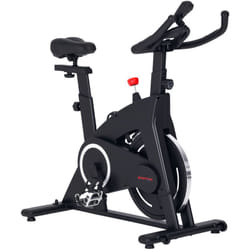 Sportnow - Vélo d'appartement magnétique stationnaire silencieux - Vélo de biking spinning réglable - volant d'inertie 10 Kg - noir