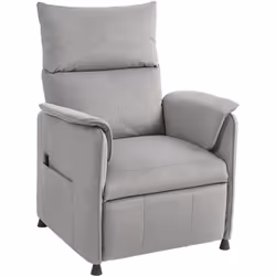 Découvrez le fauteuil de relaxation HOMCOM avec moteur silencieux et grande longévité. Inclinaison jusqu'à 135° et position p ...