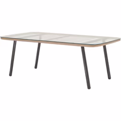 Explorez notre table basse de jardin extérieure en résine tressée Outsunny, idéale pour l'extérieur avec son design en résine ...