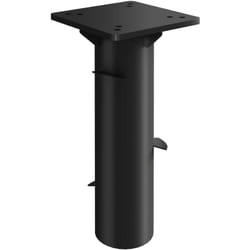 Pied pour parasol déporté à insérer dans la base d'ancrage dim. 16,5L x 16,5l x 40H cm métal galvanisé anthracite