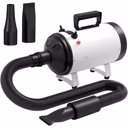 Exploitez le sèche-cheveux pour chiens PawHut de 2200 watts pour un séchage rapide, avec températures et vitesses ajustables. ...