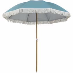 Découvrez le parasol de plage de Outsunny, avec protection UPF50+ et résistant aux éclaboussures. Installation rapide, léger  ...