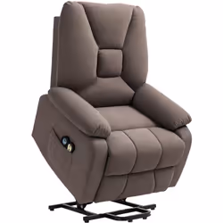 Ce fauteuil releveur de relaxation électrique en tissu vous offrira une expérience unique de détente et de bien-être conforta ...