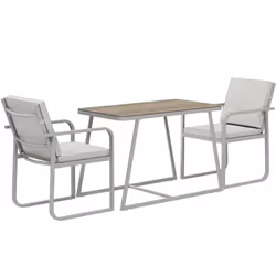 Transformez votre jardin avec le set de table à manger extérieure avec chaise Outsunny, comprenant des chaises en textilène a ...