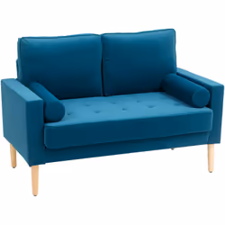 Trouvez la détente dans un monde animé avec le sofa deux places HOMCOM, idéal pour petits salons et bureaux. Profitez de cous ...
