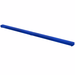 Poutre gymnastique - SPORTNOW - pliable - 240 cm - en velours - avec fond antidérapant - pour enfants et adultes - bleu