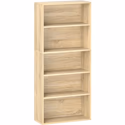 Explorez l'étagère de rangement HOMCOM : cinq compartiments, trois étagères ajustables, idéale pour livres et décorations. En ...