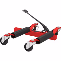 Déplacez votre véhicule facilement avec le chariot de manutention de voiture HOMCOM, idéal pour garages et ateliers. Supporte ...