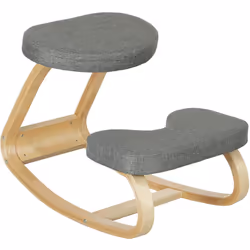 La chaise à genoux HOMCOM améliore la posture et réduit les douleurs dorsales. Design oscillant pour rester actif, idéale pou ...
