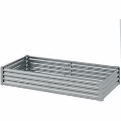 Explorez le jardinage avec le bac à fleurs rectangulaire Outsunny. Profondeur de 30 cm, capacité de 459 litres, idéal pour pl ...