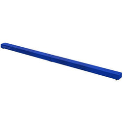 Poutre gymnastique - SPORTNOW - pliable - 210 cm - en velours - avec fond antidérapant - pour enfants et adultes - bleu