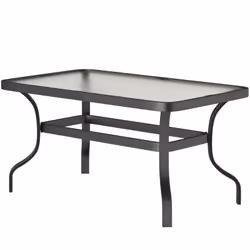 Optimisez vos extérieurs avec la tables de service de jardin Outsunny, parfaite pour tout jardin. Plateau en verre trempé de  ...
