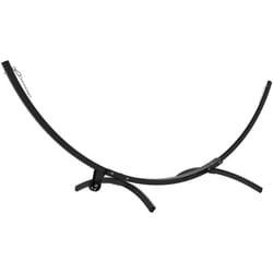 Outsunny - Support de hamac en métal avec roue de déplacement max. 150 Kg - chaînes, mousquetons - métal noir