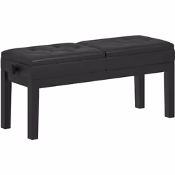 Optez pour le banc de piano HOMCOM et améliorez votre entraînement musical. Profitez d'un confort exceptionnel avec son revêt ...