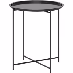 Explorez la table basse extérieure Outsunny pour jardin : plateau détachable, pieds repliables, rangement facile, bord sécuri ...