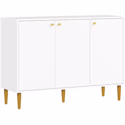 Explorez le buffet HOMCOM, alliant style et praticité avec son plateau et deux placards modulables. Transformable en buffet d ...