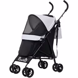 Explorez la nature avec la poussettes pour chats PawHut. Légère, pliable, en tissu Oxford 600D, elle offre fenêtres en maille ...