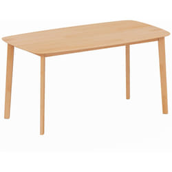 Table à manger 6 personnes dim. 150 x 80 cm bois de pin pré-huilé