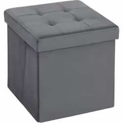 Réinventez votre intérieur avec le coffre de rangement intérieur HOMCOM. Idéal pour les petits espaces, ce tabouret pliable c ...