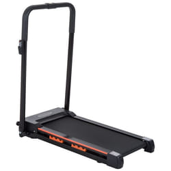 Tapis de course électrique de marche - HOMCOM - pliable - 370 W - télécommande - écran LCD - vitesse 1-6 Km/h - acier - noir