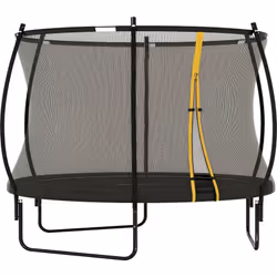 Découvrez le trampoline de jardin extérieur SPORTNOW de 3,05 m ! Sécurisé avec poteaux courbés et filet, il offre un rebond s ...