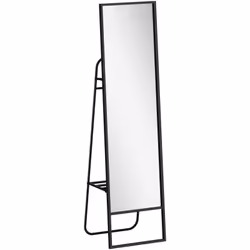 Découvrez votre tenue avec le grand miroir sur pied HOMCOM de 148,5 x 40 cm, offrant une vue HD limpide. Plus qu'un miroir, c ...