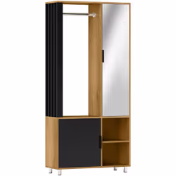 Explorez l'armoire de rangement HOMCOM : rangement ouvert avec espace de suspension, compartiments chaussures, cabinets avec ...