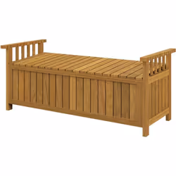 Découvrez le banc de jardin Outsunny, alliant élégance et fonctionnalité avec son assise pour deux et un grand compartiment d ...