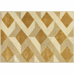 Découvrez le tapis de salon HOMCOM, avec des fibres tuftées adaptées aux allergiques et au chauffage au sol. Motifs géométriq ...