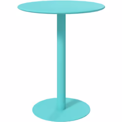 Explorez la table à manger HOMCOM pour deux, idéale pour petits espaces avec son plateau rond généreux. En acier revêtu de po ...