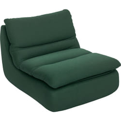 Fauteuil poire grand confort déhoussable - fauteuil paresseux - fauteuil en mousse expansible tissu vert